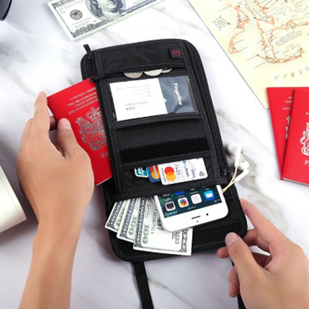 Travel Neck Pouch Wallet with RFID 3