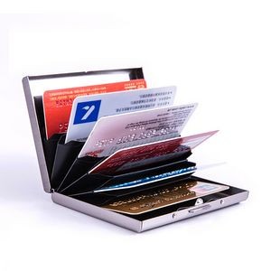 Rfid Credit Card Holder Metal Wallet 2