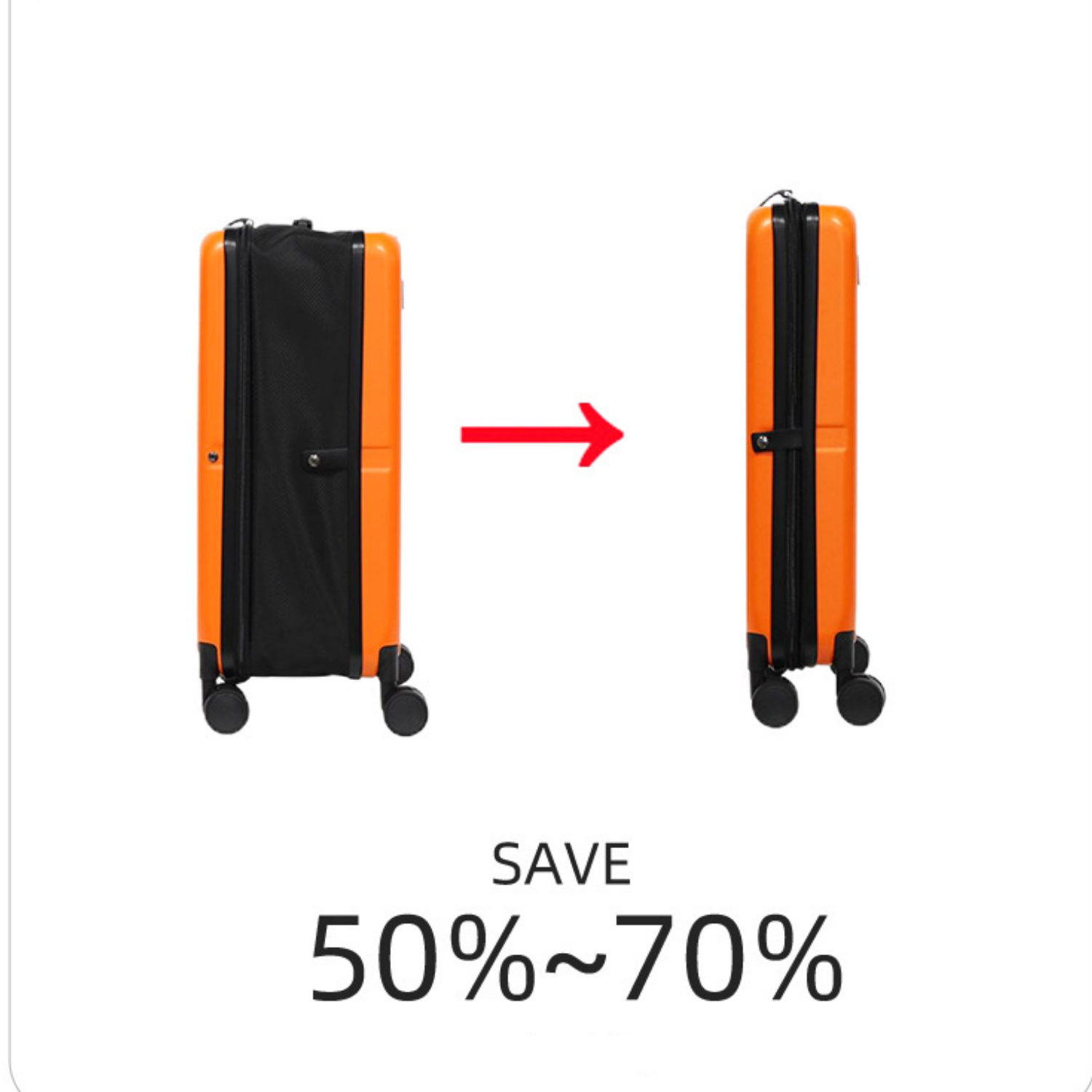 18 Inch Folding Multifunctional Luggage Suitcase 10