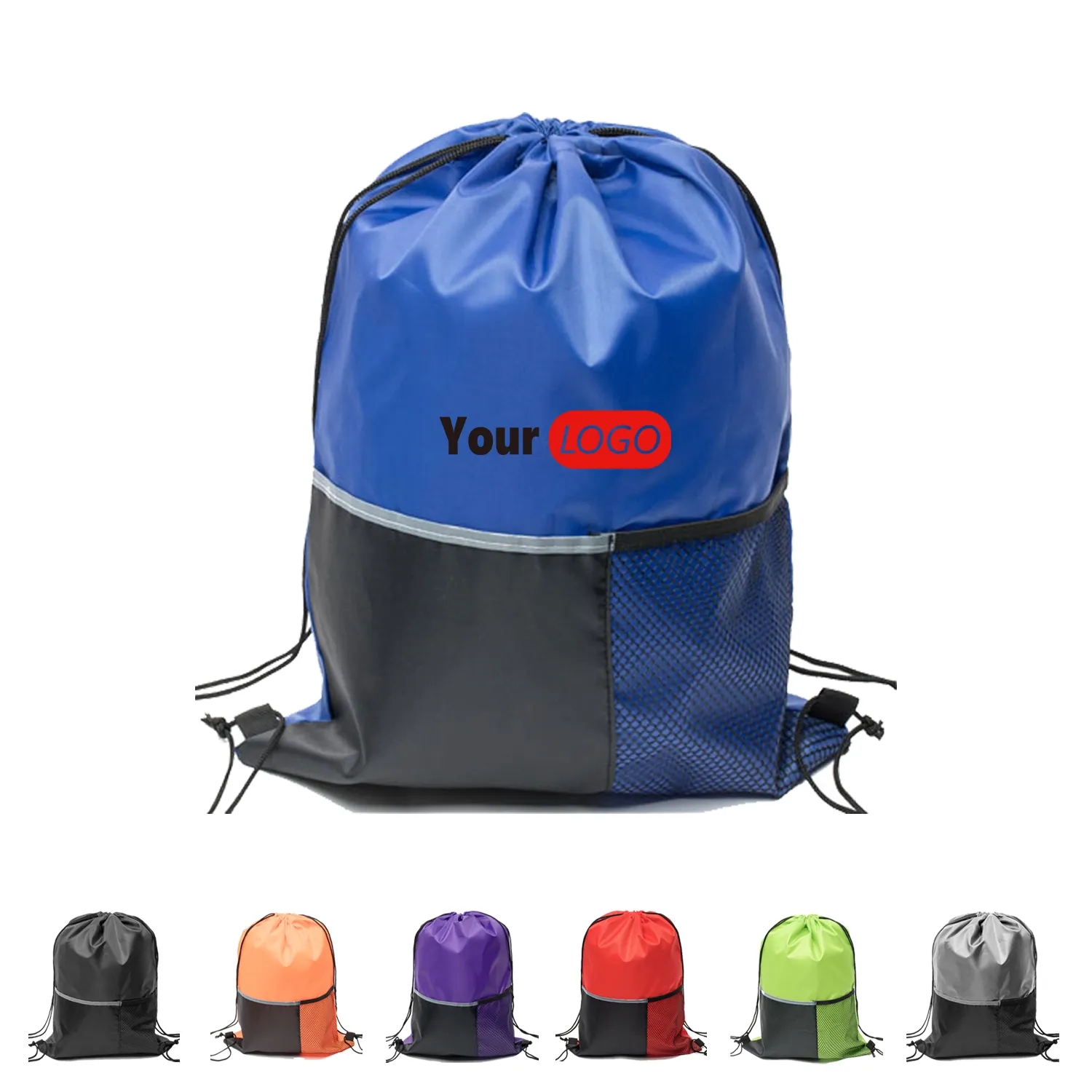 Drawstring Backpack Pocket Bag 3