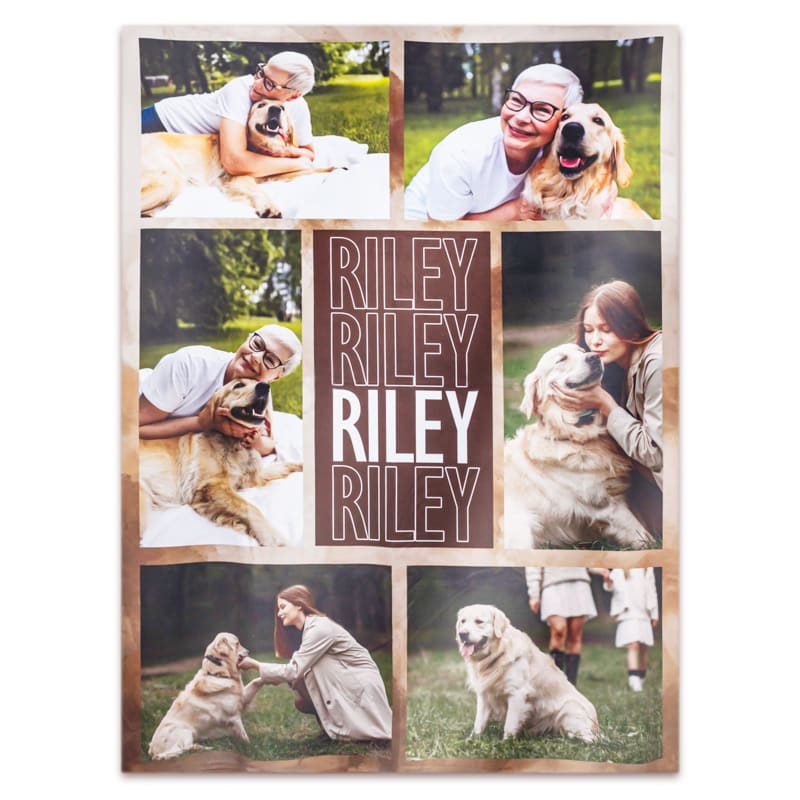Custom Plush Fleece Photo Blanket 7