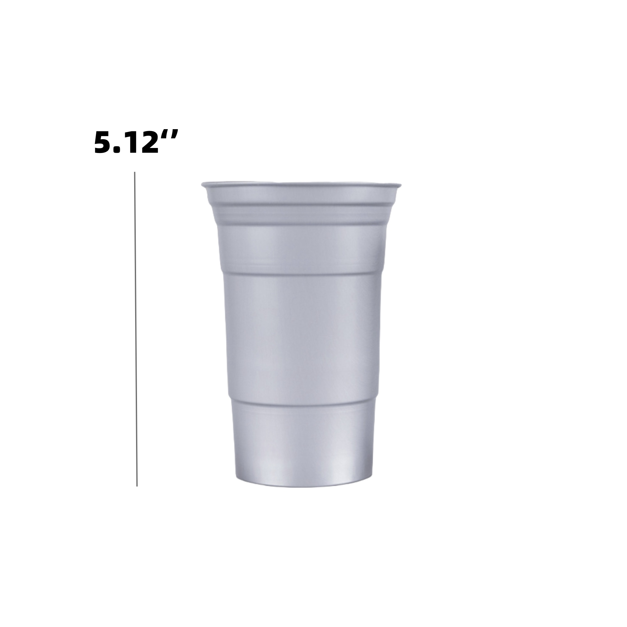 Metal Cups Reusable Aluminum Drinking 3
