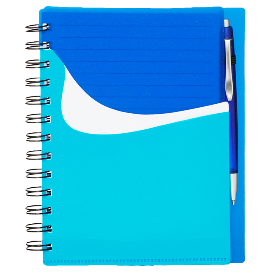 Spiral Notebooks with Front Pocket 4