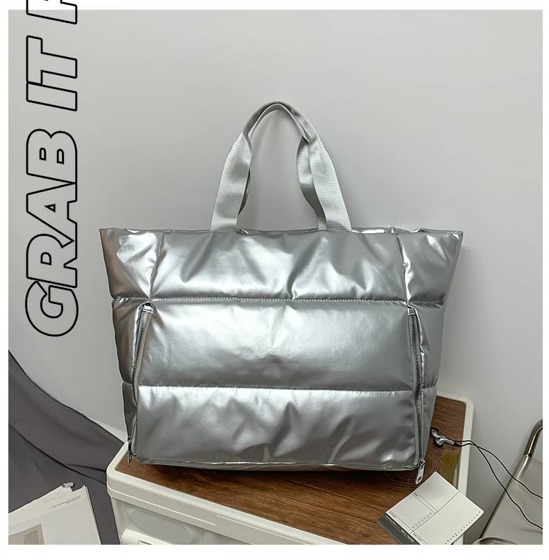 Down Cotton-Padded Ladies Crossbody Bag Female Tote 6