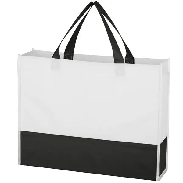 Non-woven Color Block Tote -15x11.5x3.5 4