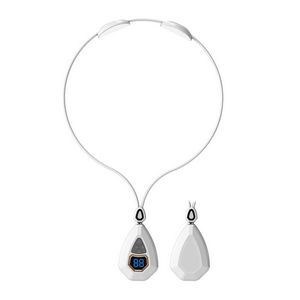 Lanyard Controlled Electric Pulse Neck Massager With Magnetic Electrode Pads 7