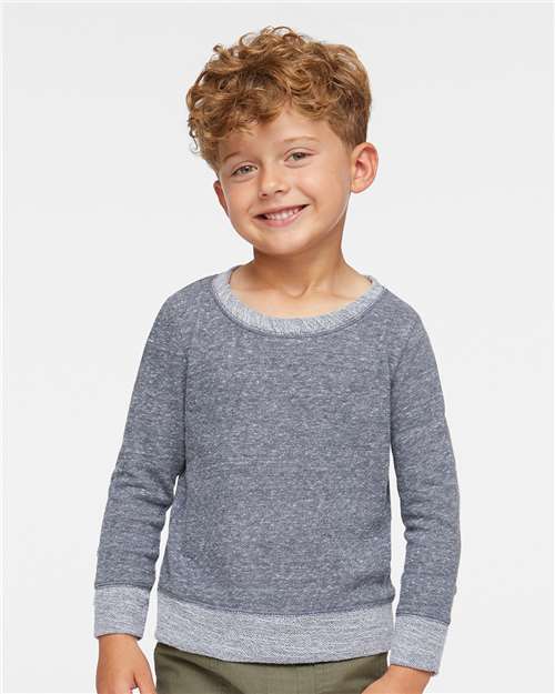 Toddler Harborside Mélange French Terry Crewneck Sweatshirt - 3379 15