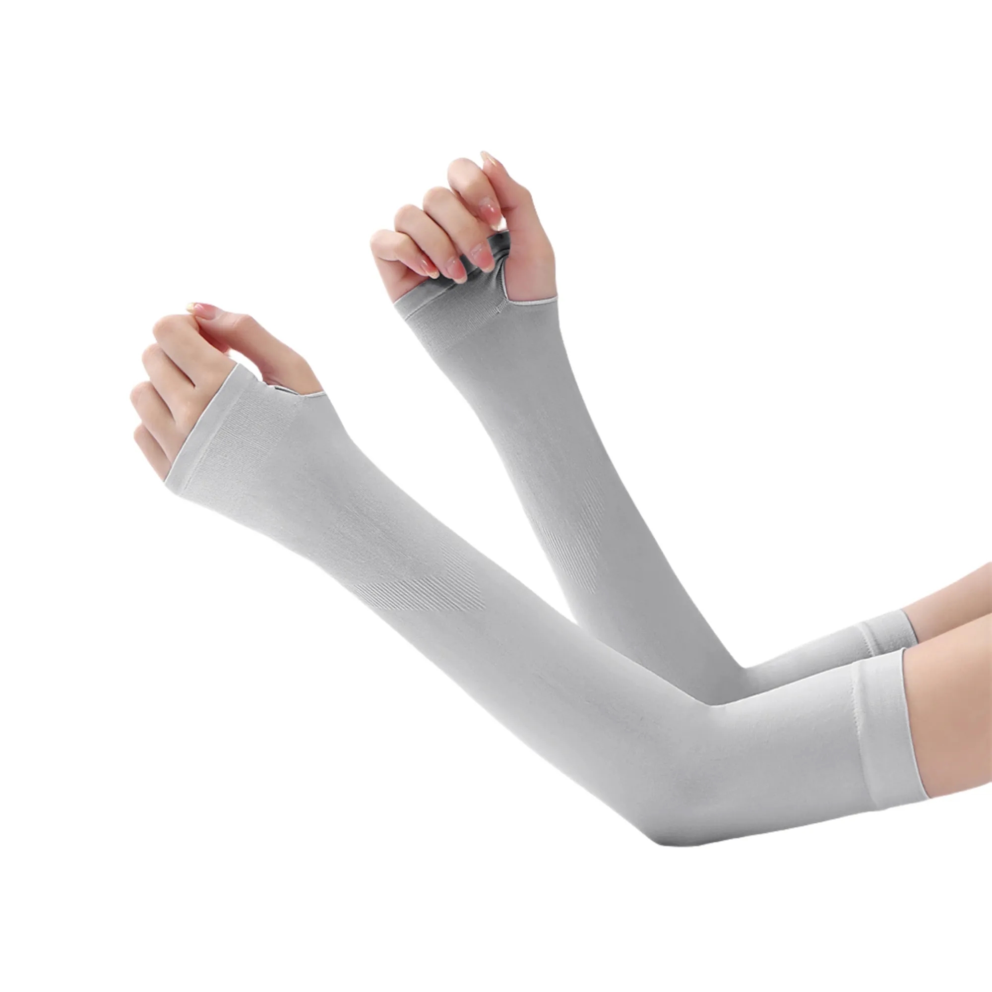 Ice Silk Cooling Exercise Sunscreen Arm Sleeve 2