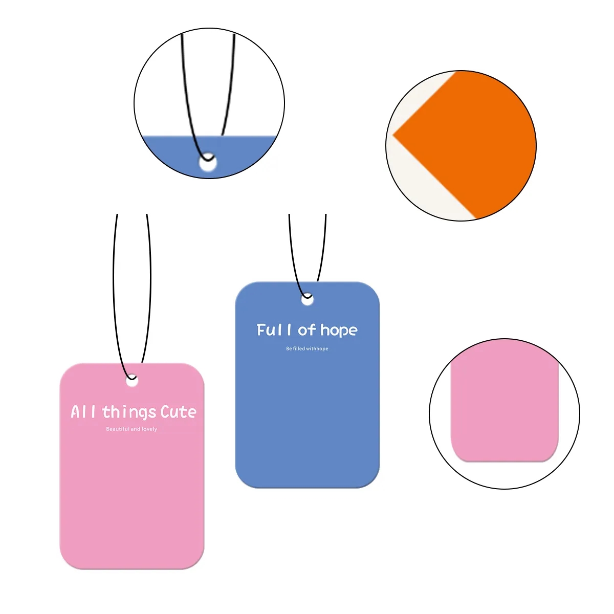 Custom Shaped Hanging Scented Air Freshener 4