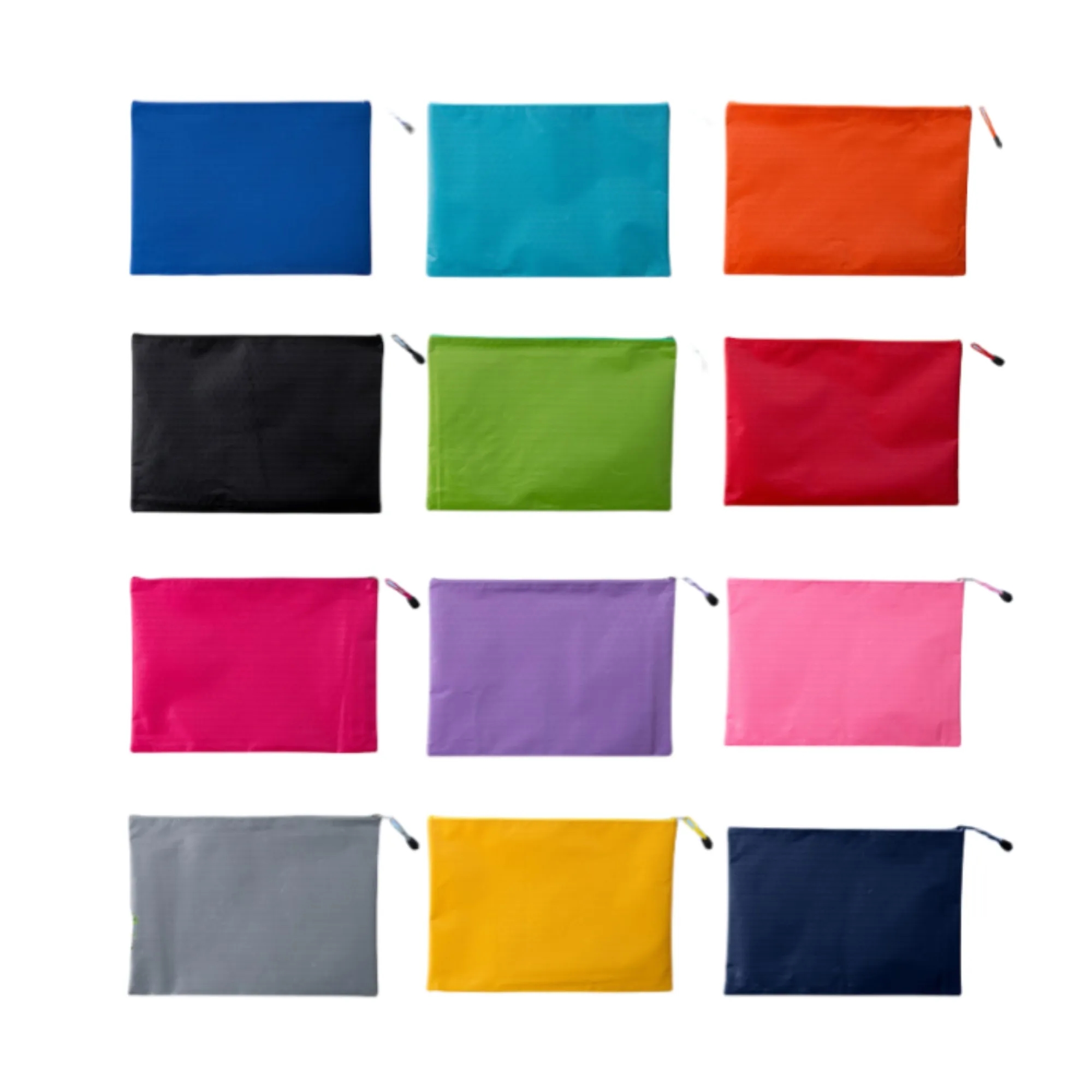 Waterproof Oxford Football Pattern Zipper File Bag 2