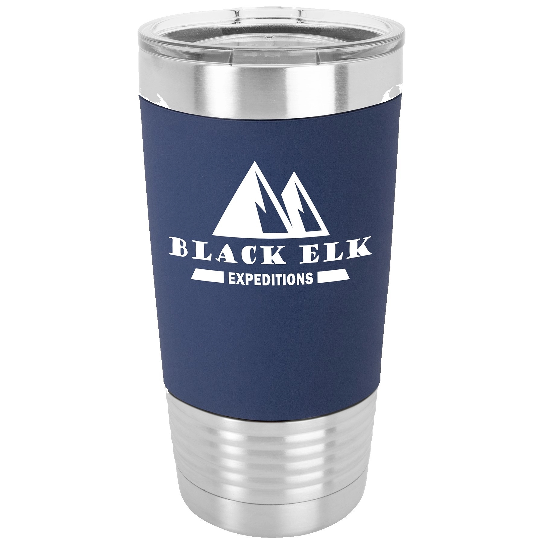Stainless Steel Tumbler w/Black Silicone Grip 3