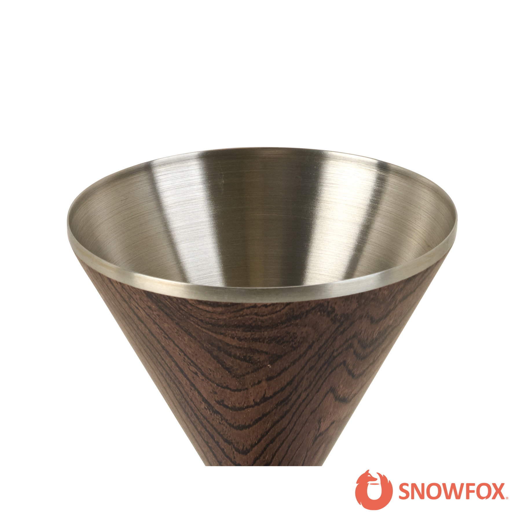Snowfox® 8 oz. Double Wall Steel Stemmed Martini Glass 44