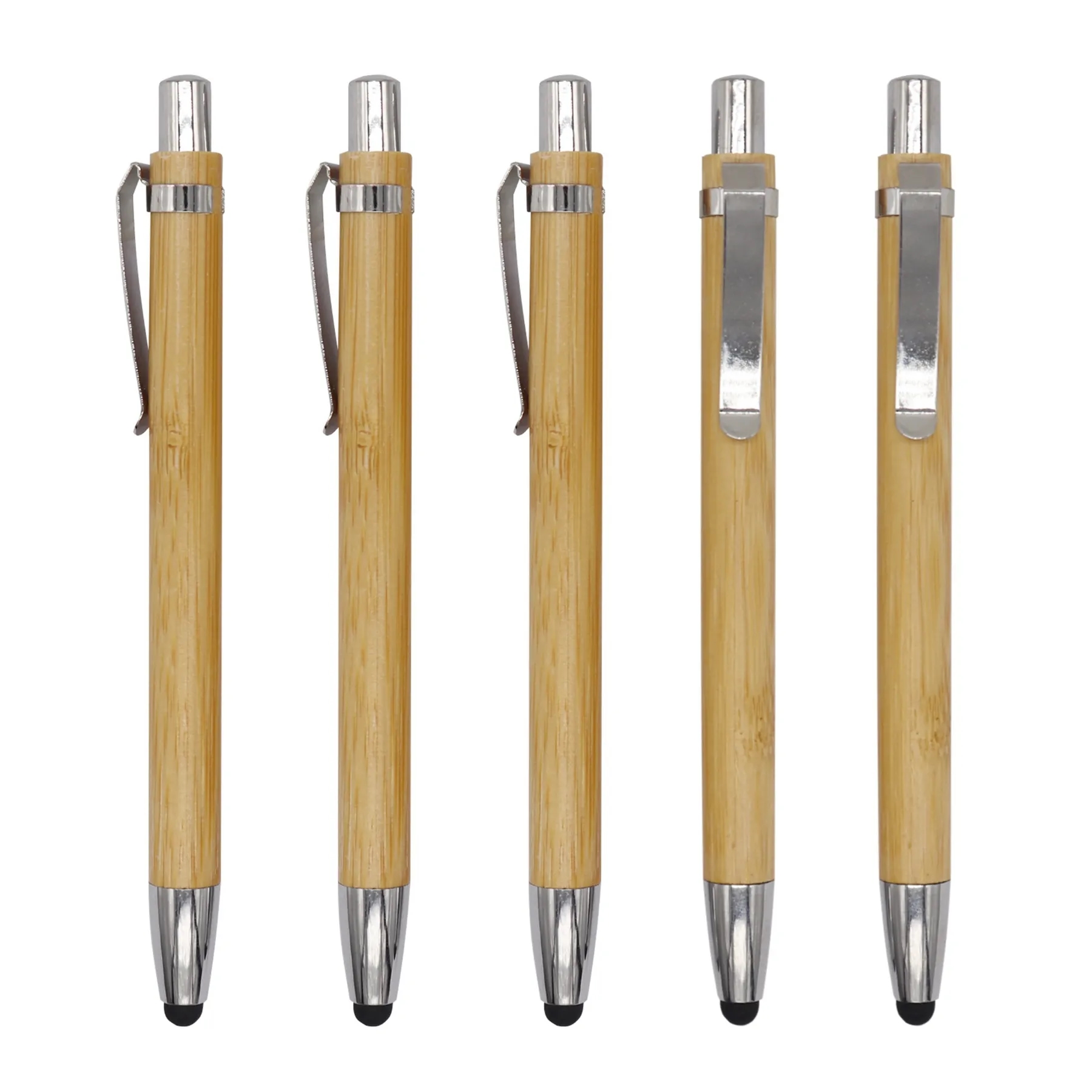 Bamboo Wood Ballpoint Pen Stylus 2