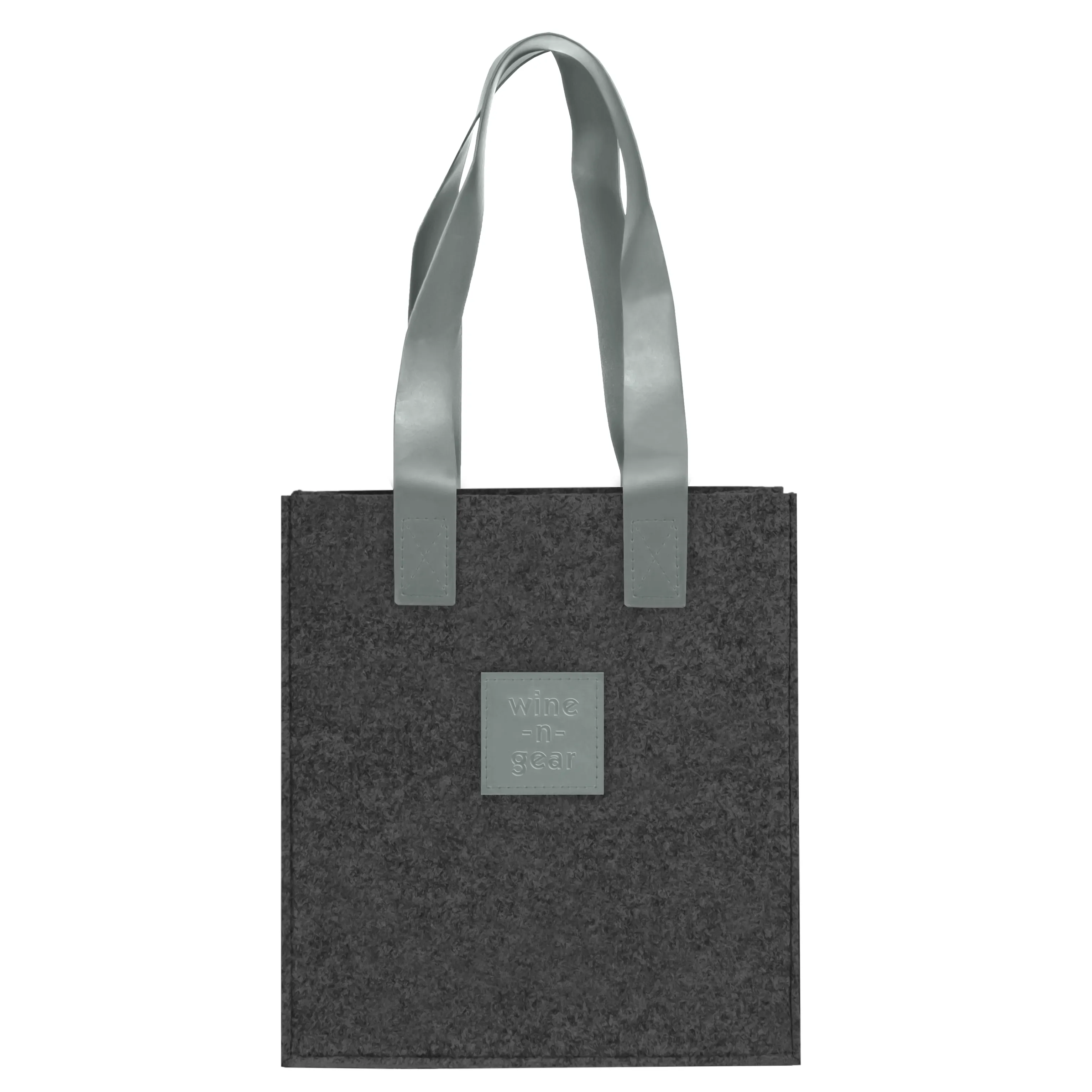 3-Bottle Felt Wine Tote 3
