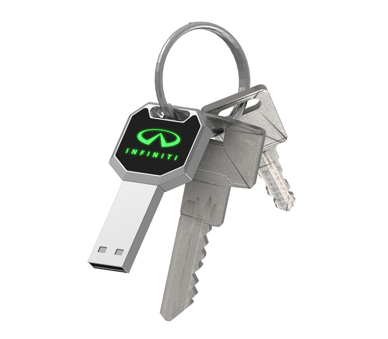Key Light Up Logo USB Flash Drive 9