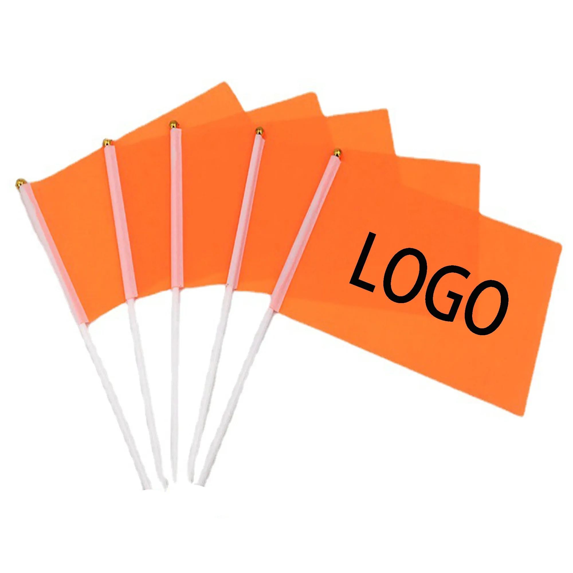 Solid Color Hand-Waved Flag 3