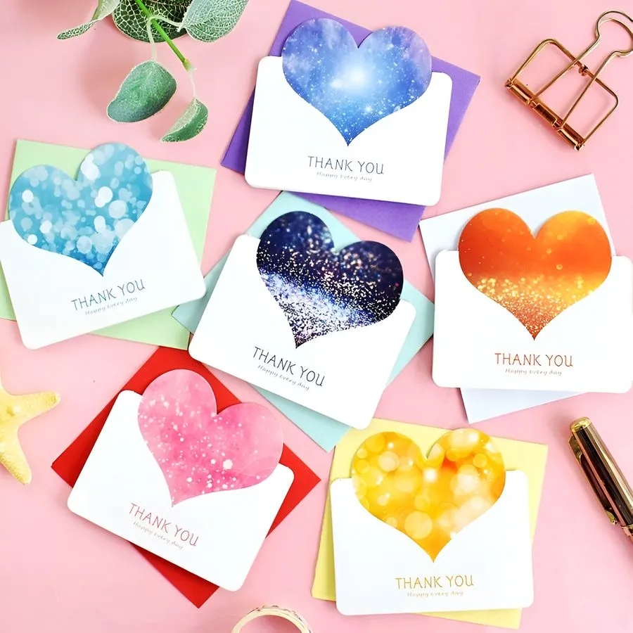 Die Cut Shape Notecards 11