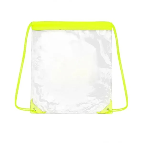 Clear Stadium Drawstring Backpack 7