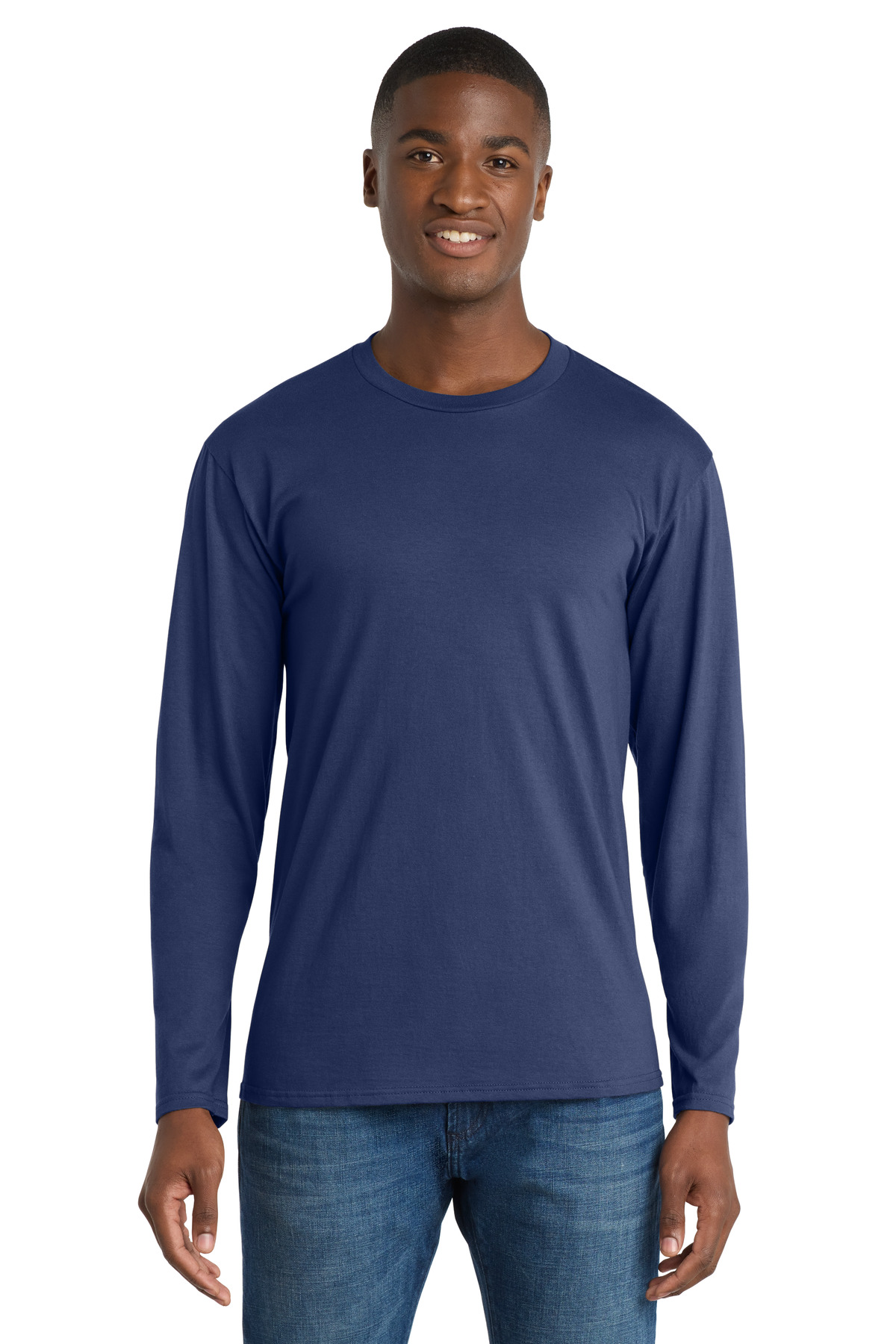 Port & Co Long Sleeve Fan Favorite Tee. PC450LS 113