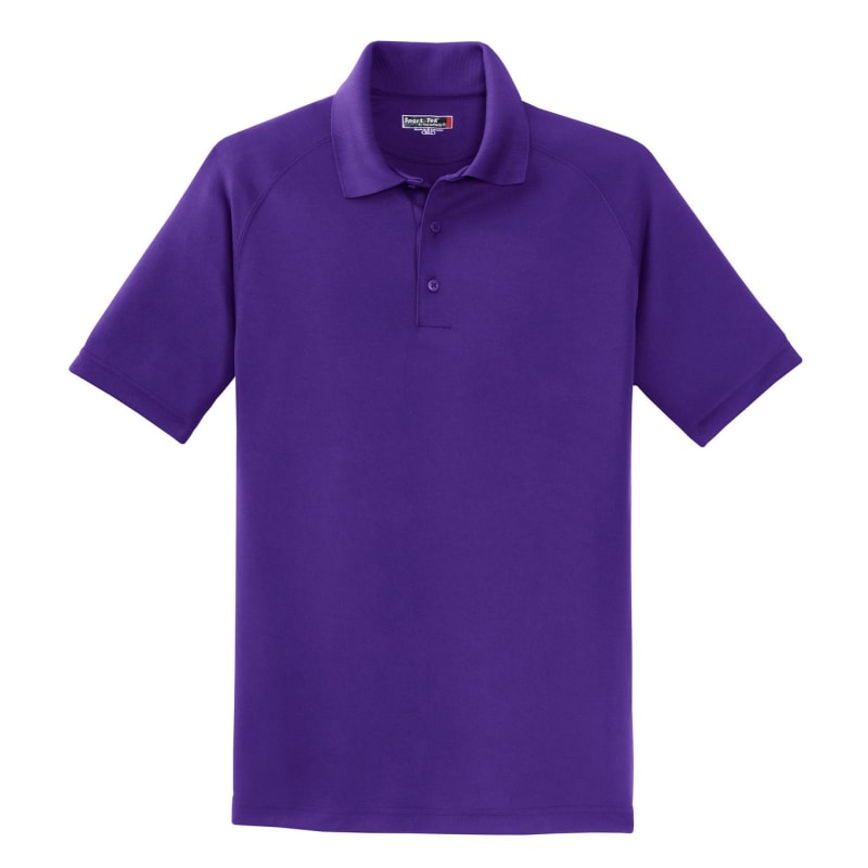 Sport-Tek Dry Zone Raglan Polo. 34