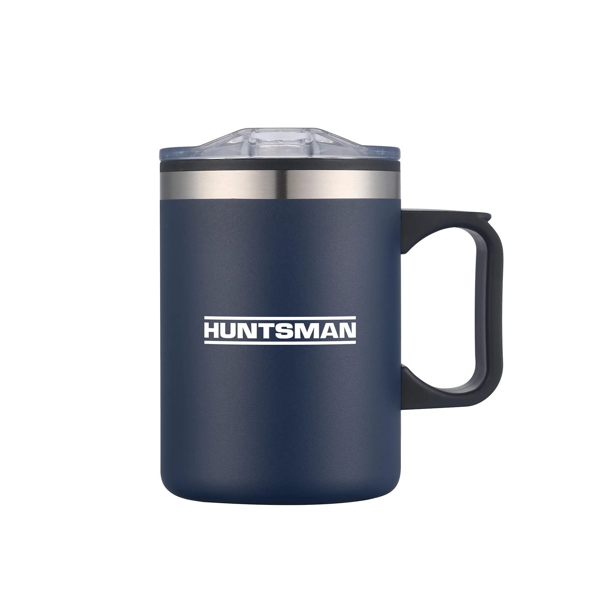 14oz. Double Wall SS / PP Campfire Mug with Clear Lid 6