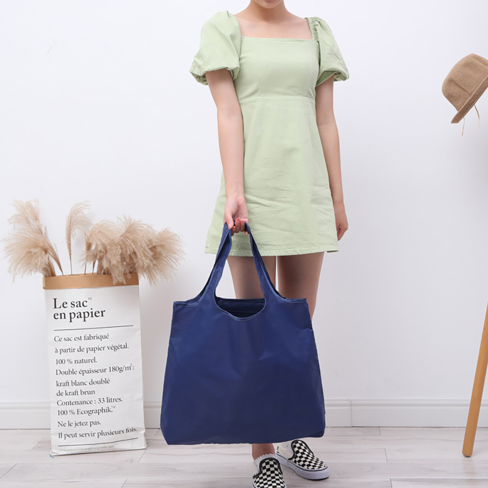 Waterproof Oxford Cloth Blank Folding Shopping Bag 3