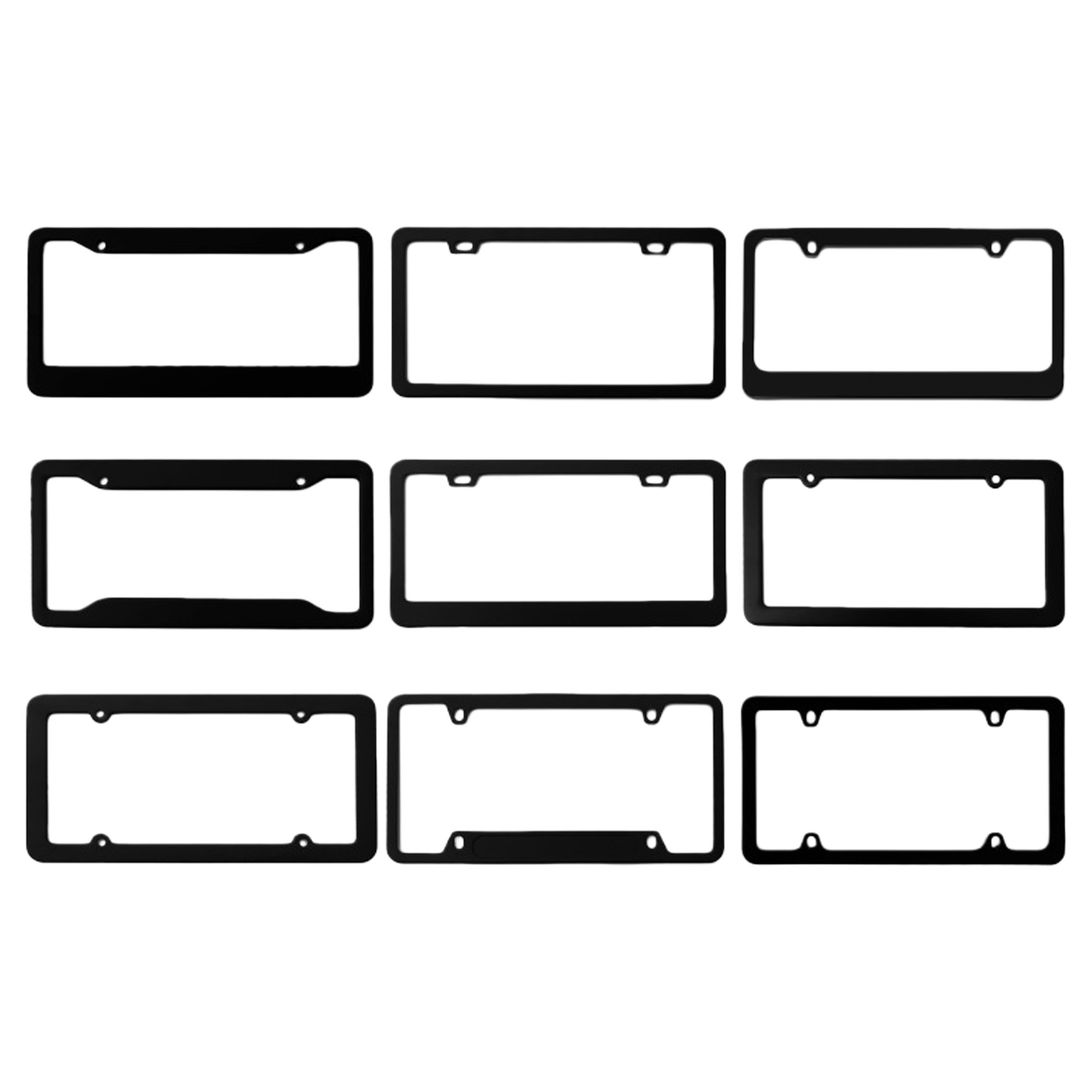 Aluminum Alloy License Plate Frame 4