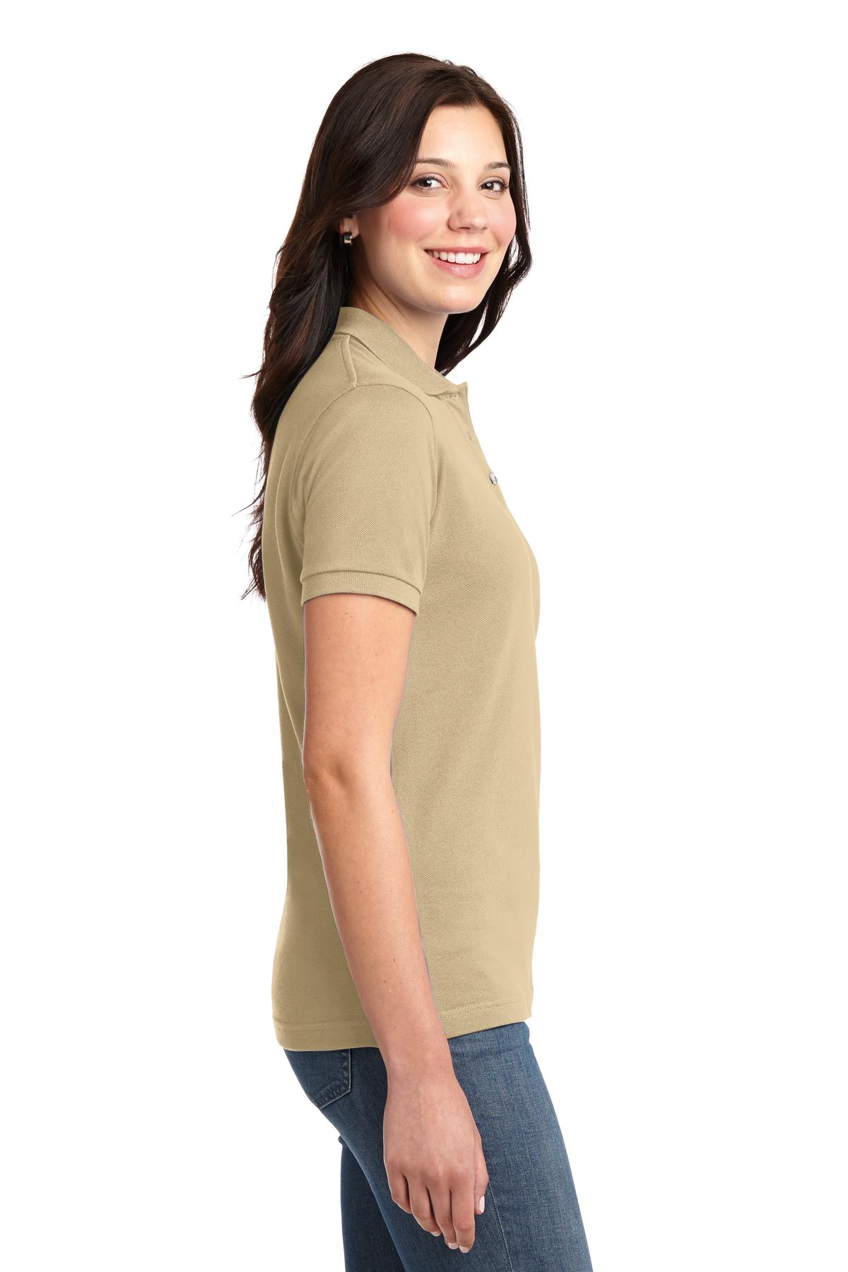 Port Authority Women's Heavyweight Cotton Pique Polo. L420 20