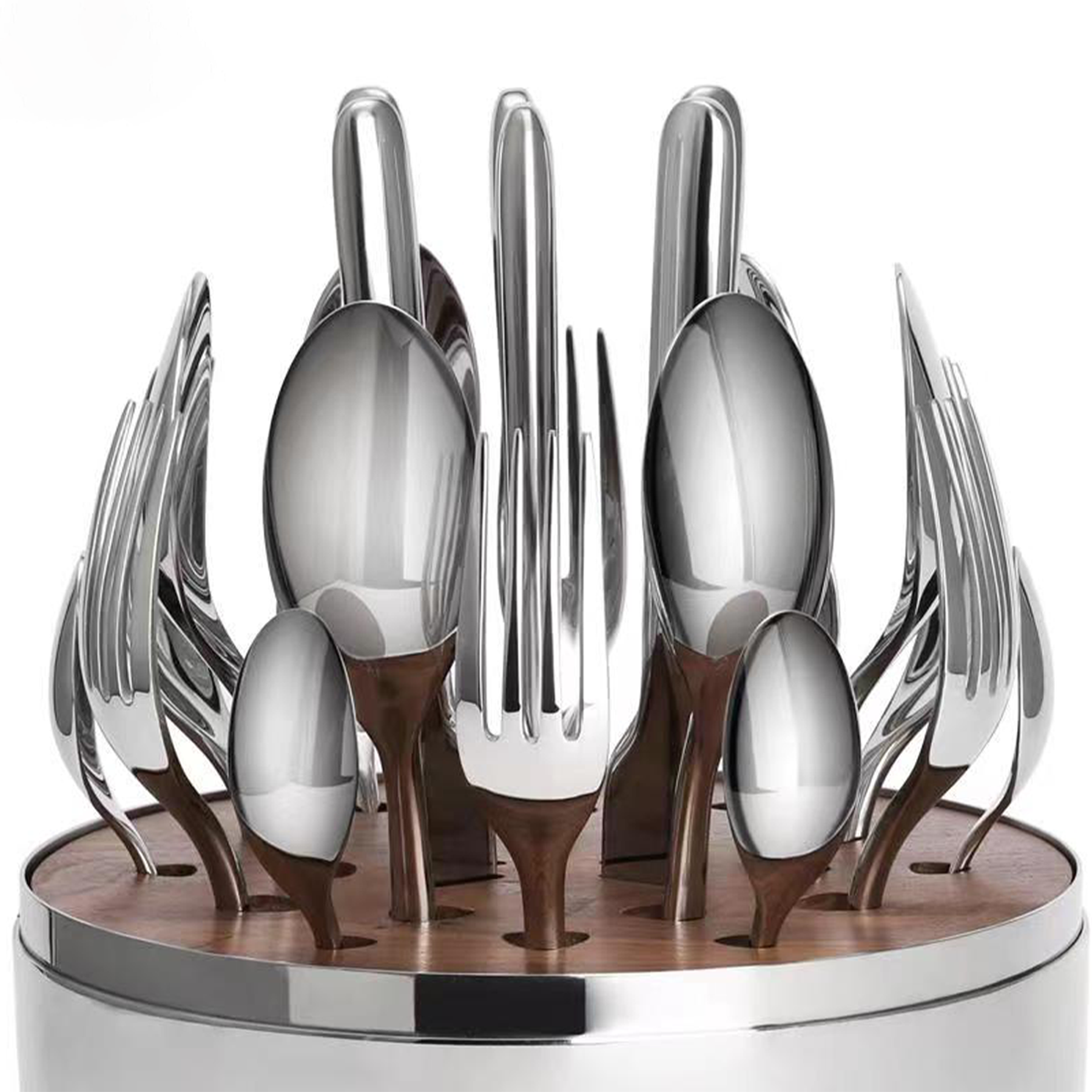 24-piece Silver-plated Flatware Set with Chest 3