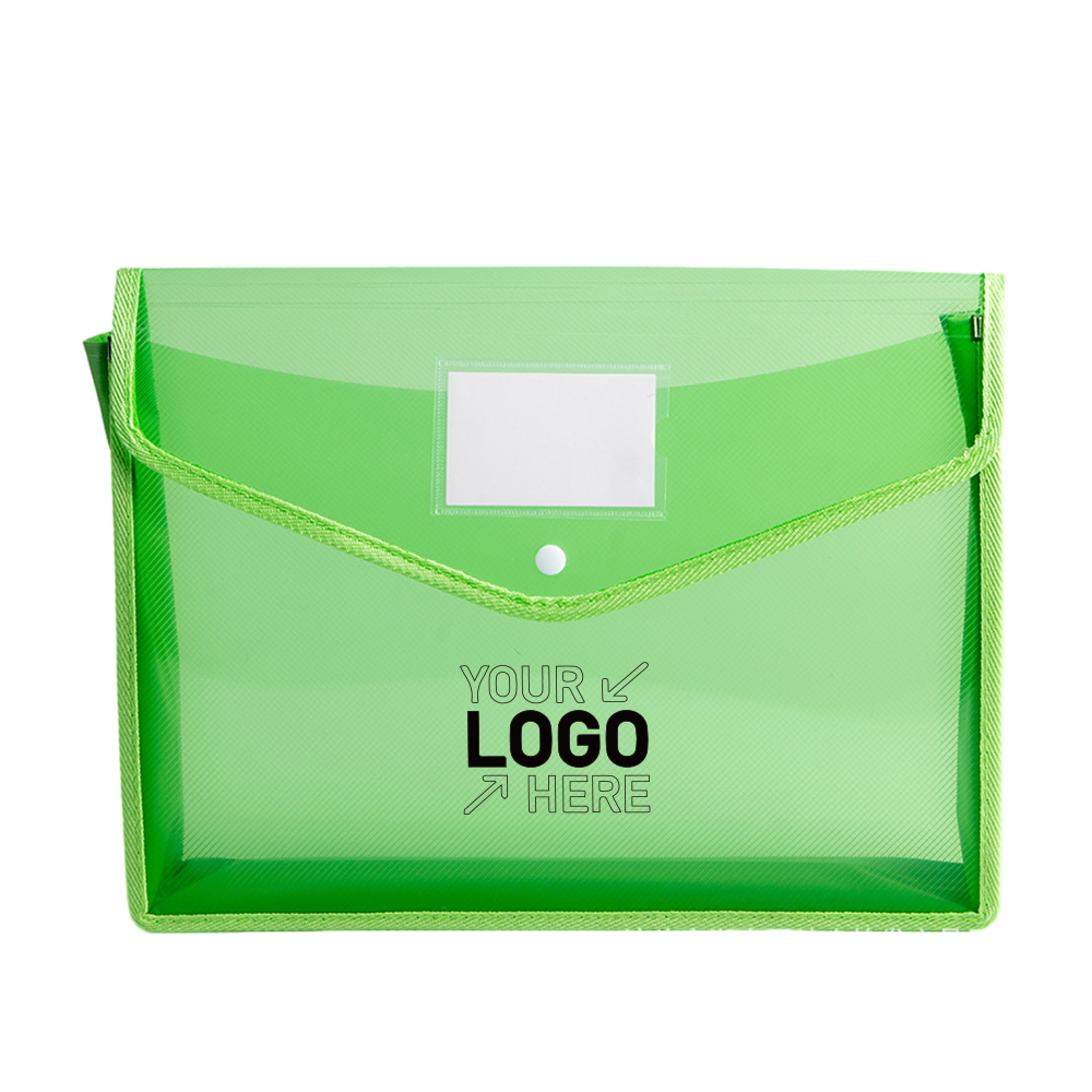 Transparent PP Snap Document Bag 6