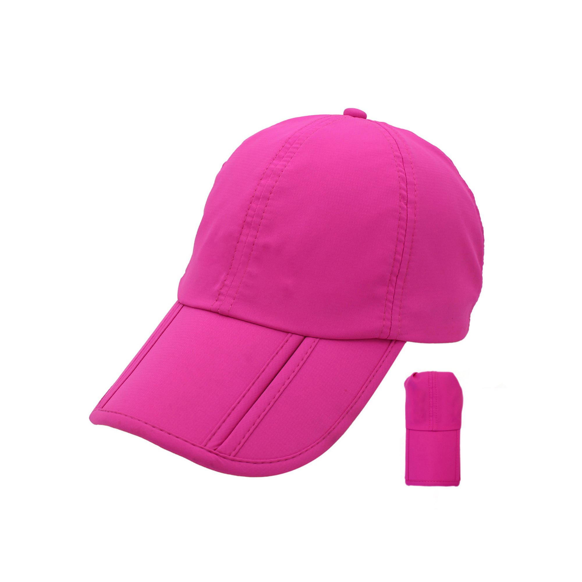 Polyester Foldable Waterproof Baseball Cap With UPF Protection 8