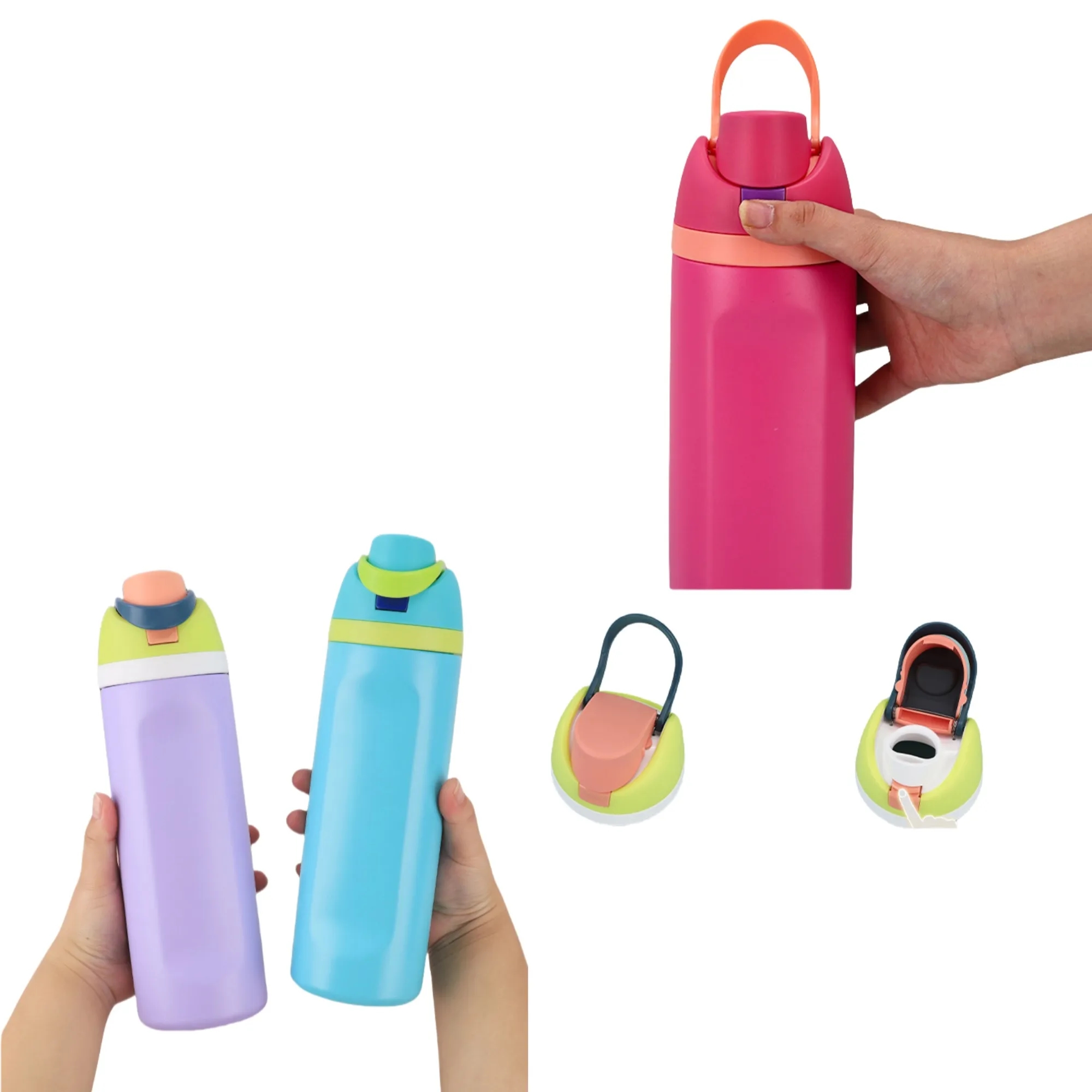Full Color 24Oz Insulated Stainless Steel Sports Bottle 3