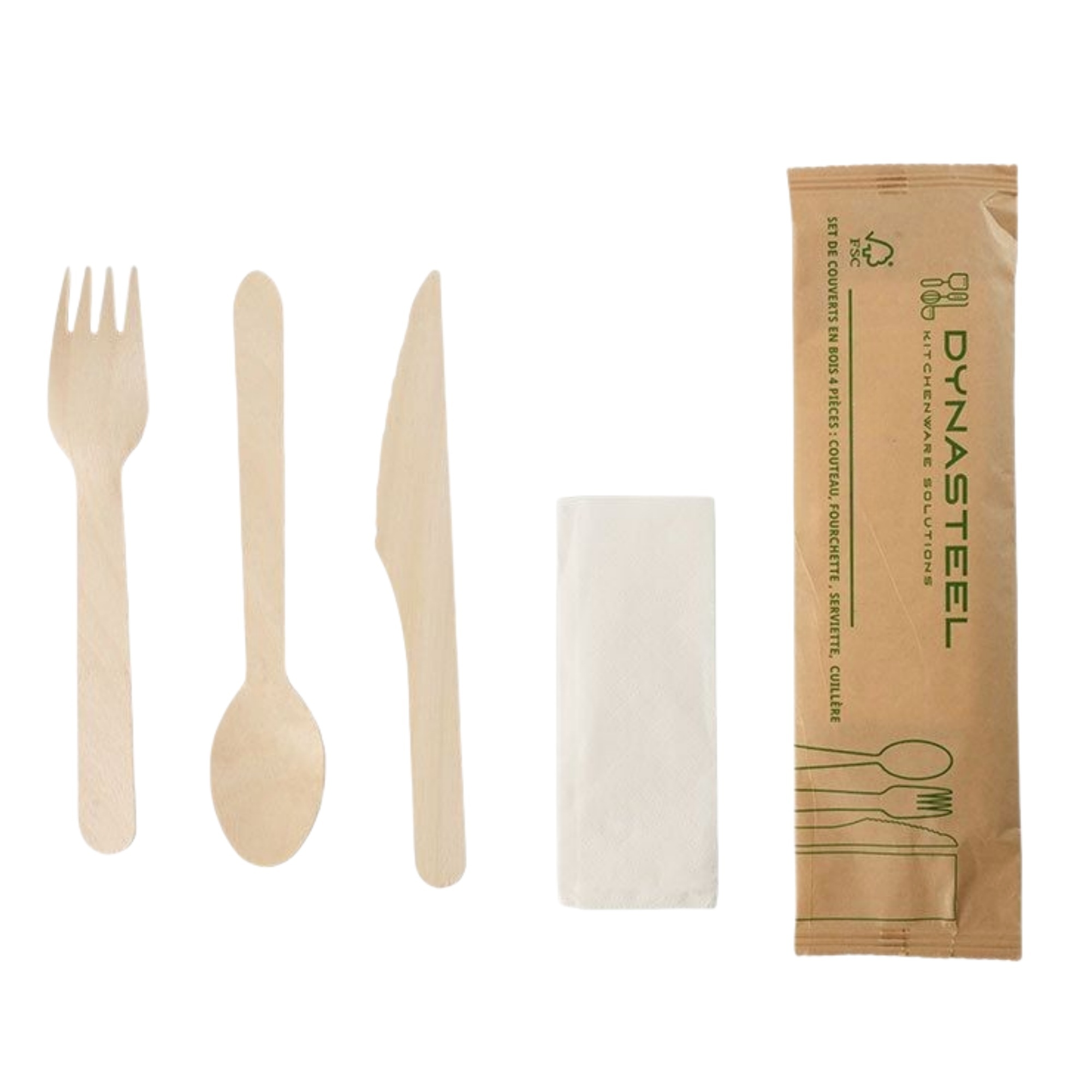Eco-Friendly Wooden Cutlery Set 3
