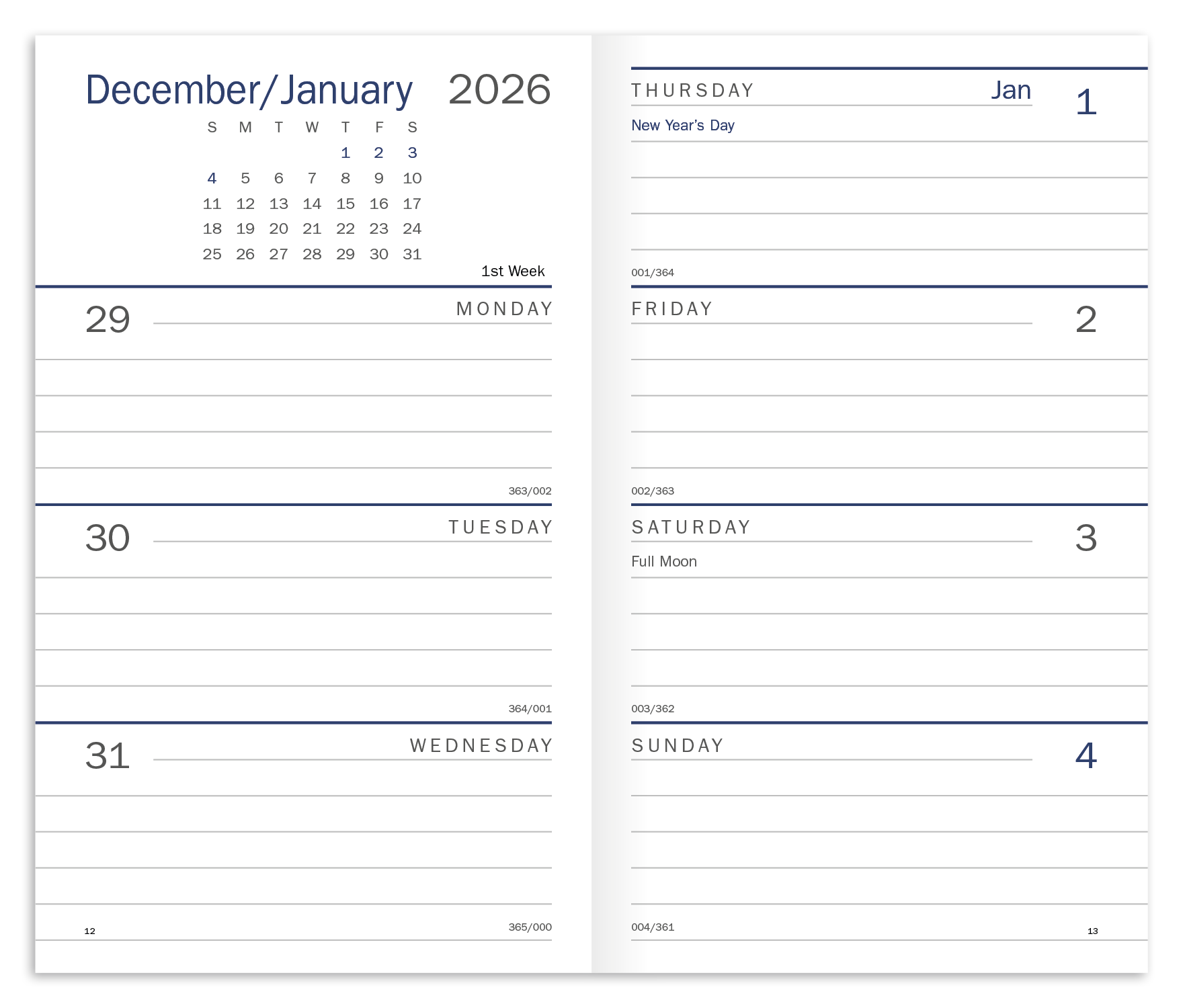 Triumph® Calendars Classic Weekly Pocket Planner 35