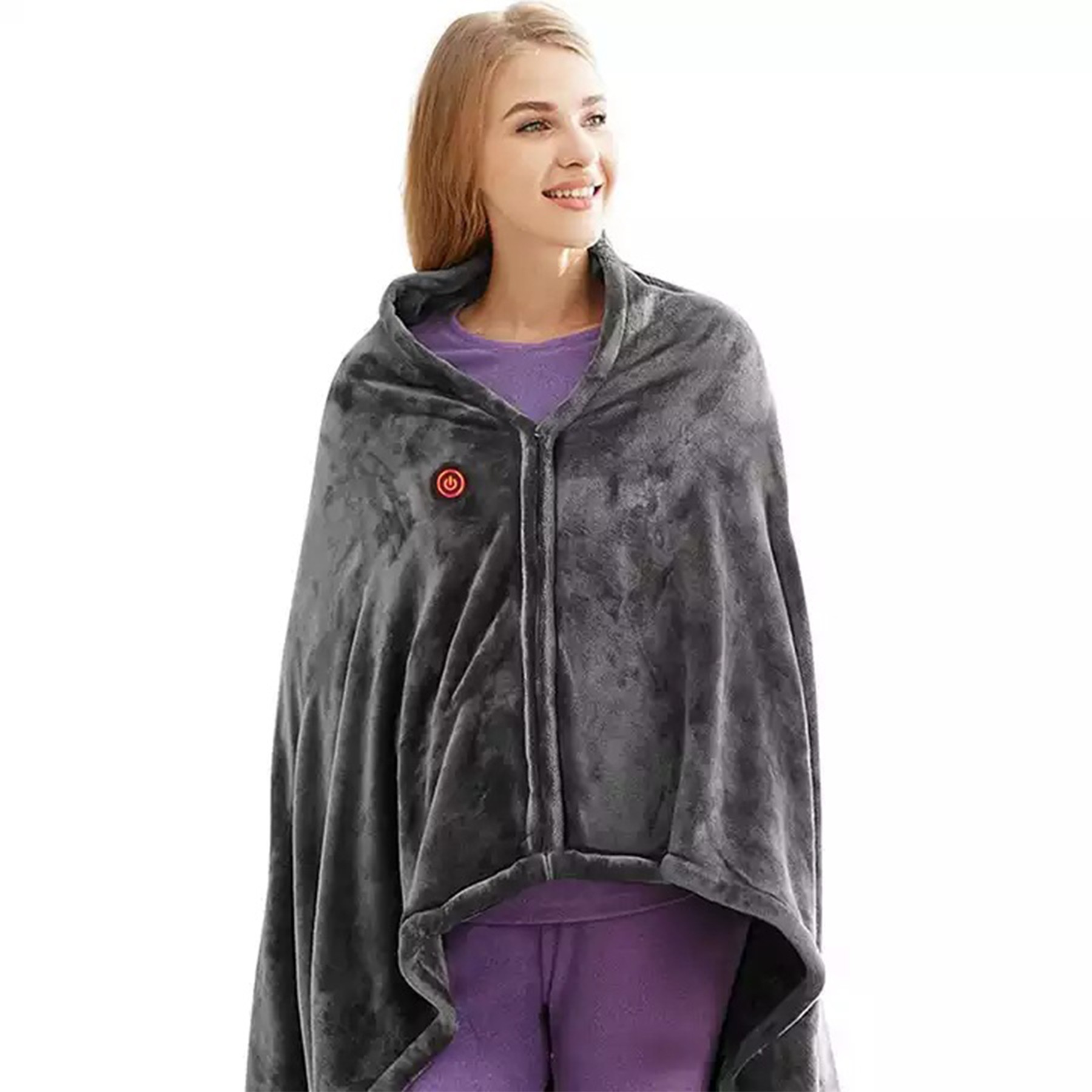 USB Charging Heating Blanket Warm Shawl Blanket 2