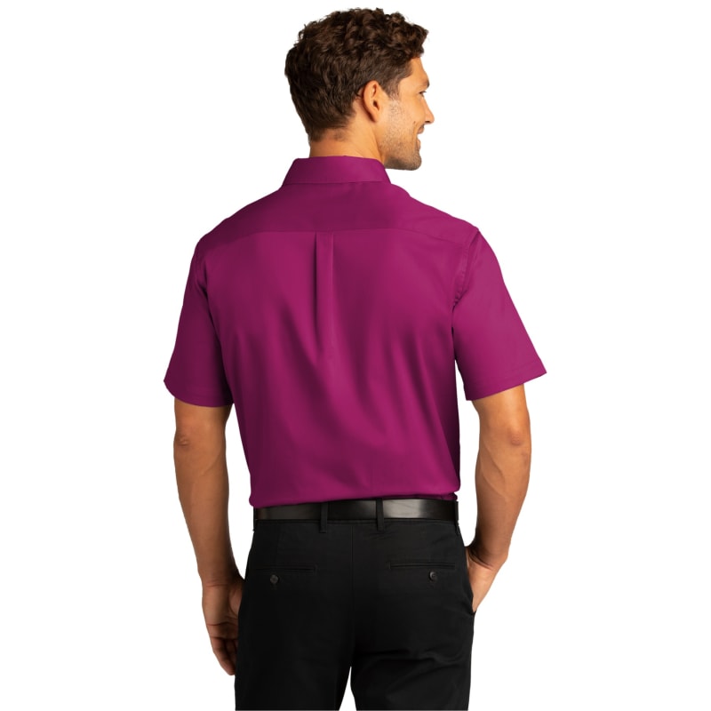 Port Authority Short Sleeve SuperPro React Twill Shirt. 67