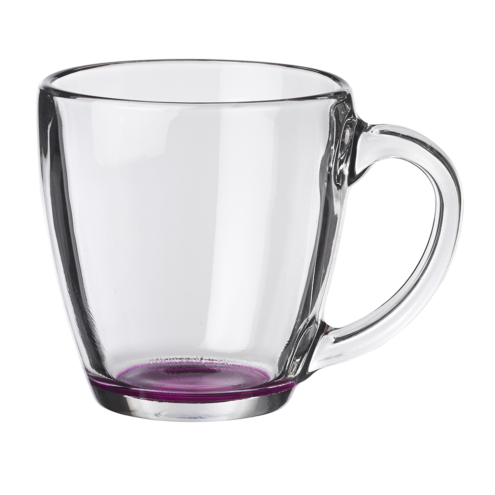 15.5 oz. Libbey Tapered Glass Coffee Mugs 12