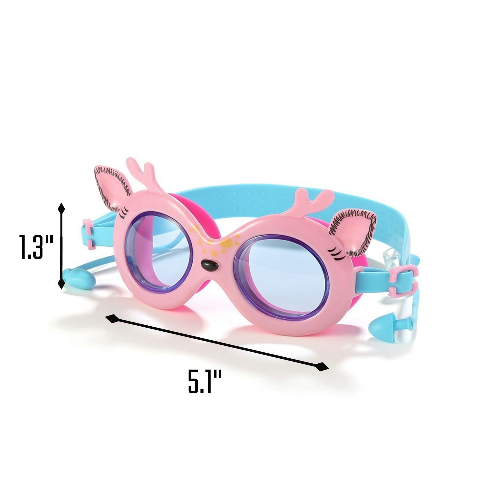 Mask Style Swimming Goggles For Kids 3