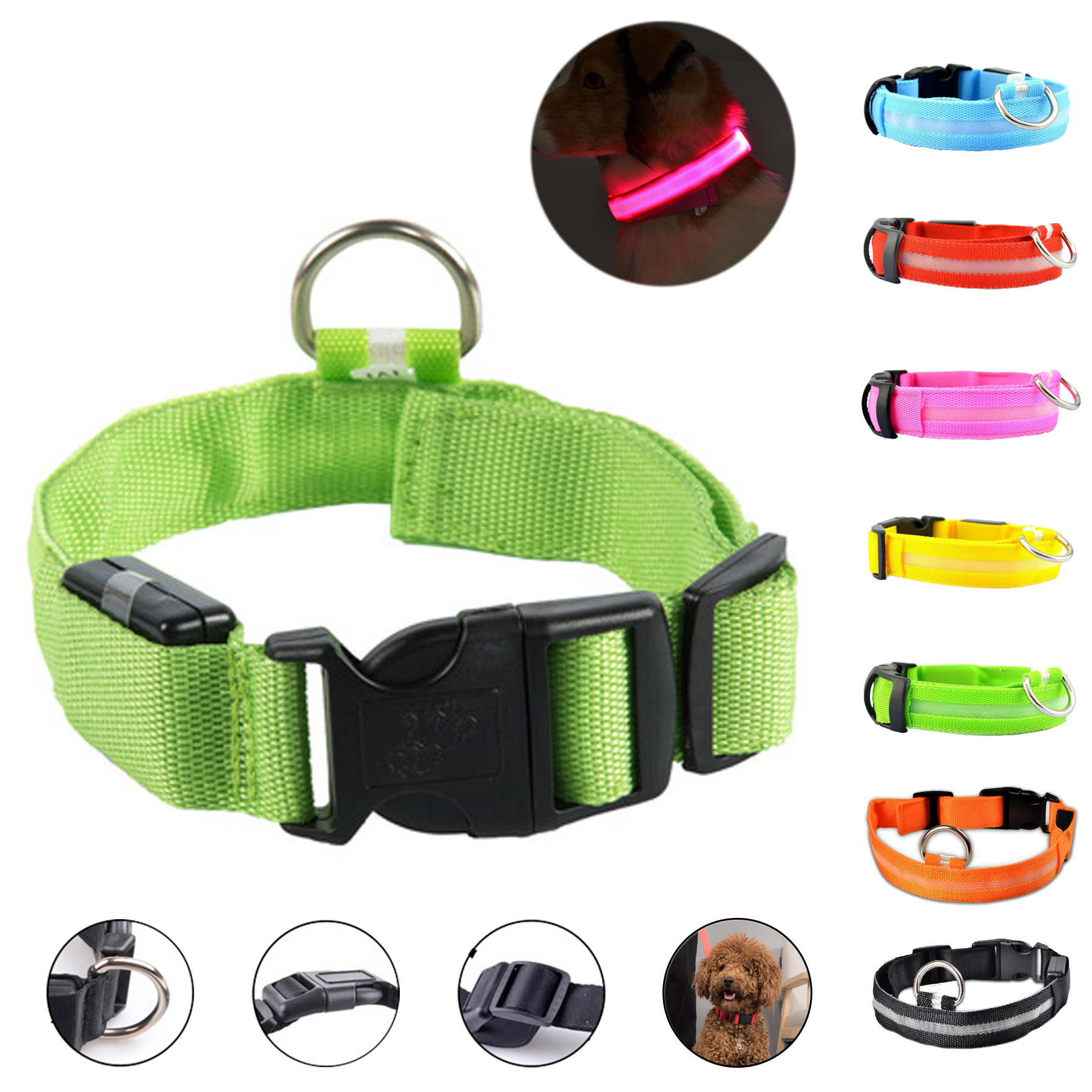 Reflective LED Pet Collar 2