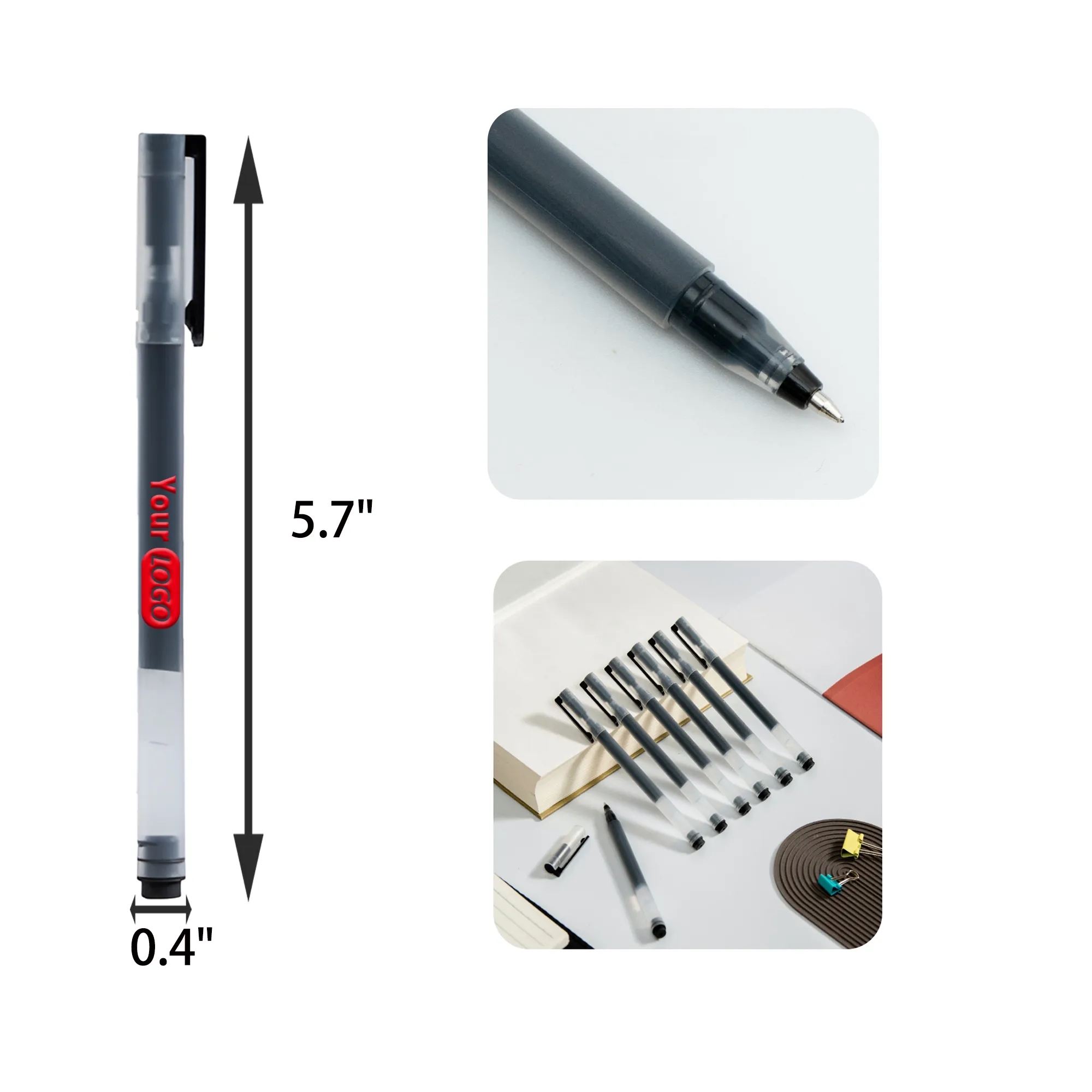 Transparent Black Signature Pen