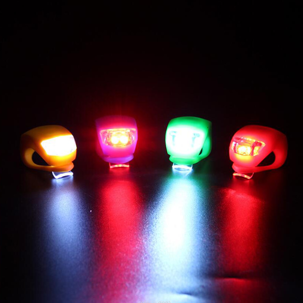 Silicone LED Bike Light Set 2