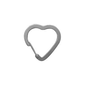 Charming Heart-Shaped Flat Aluminum Carabiners 1