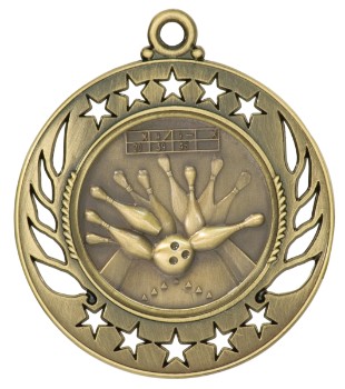 Bowling Galaxy Medal, 2 1/4" 1