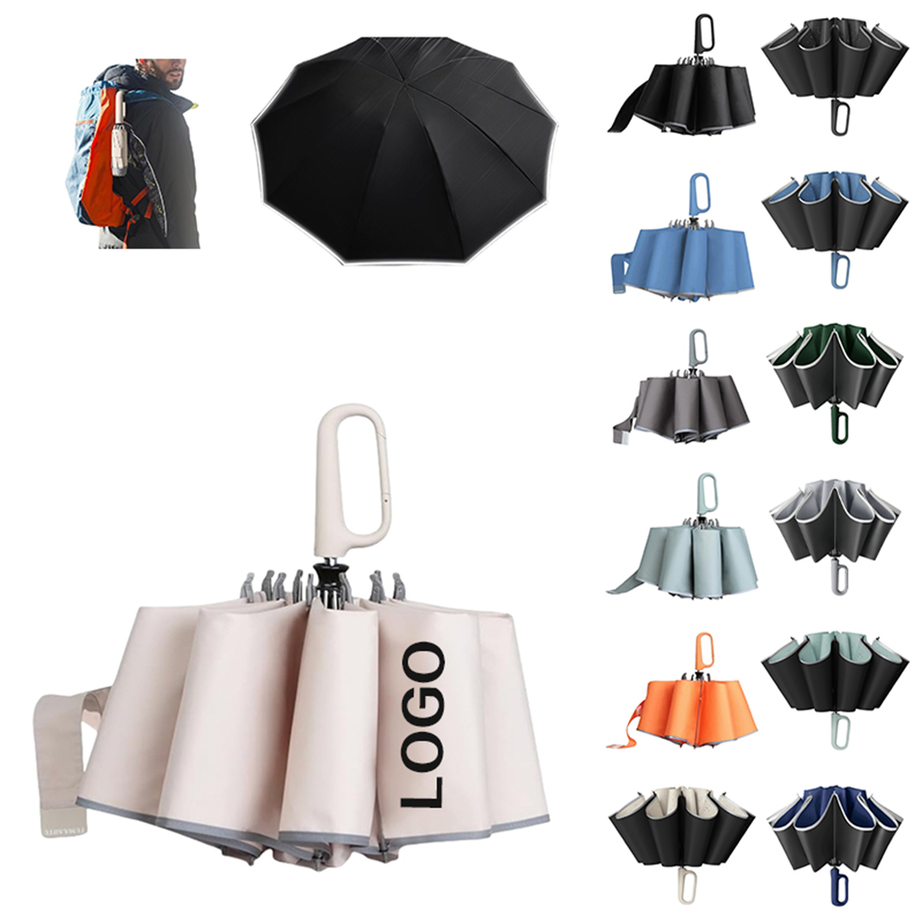 Portable Automatic Clasp Umbrella 4