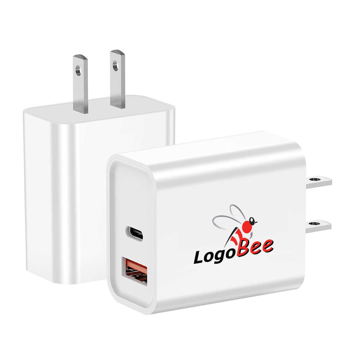20W Dual-Port Fast Charger (USB-A & Type-C) 4