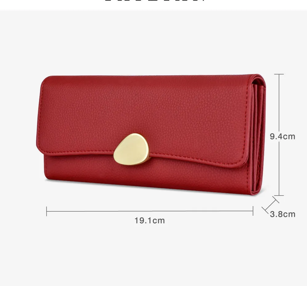Women'S Leather Large Purse Card Bag 3