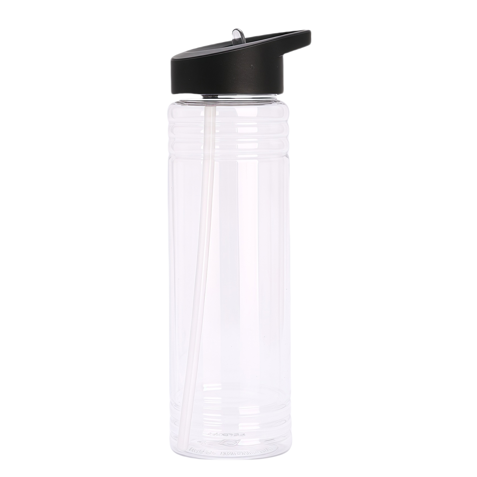 700ml Plastic PS Straw Cup with Handle Lid 8