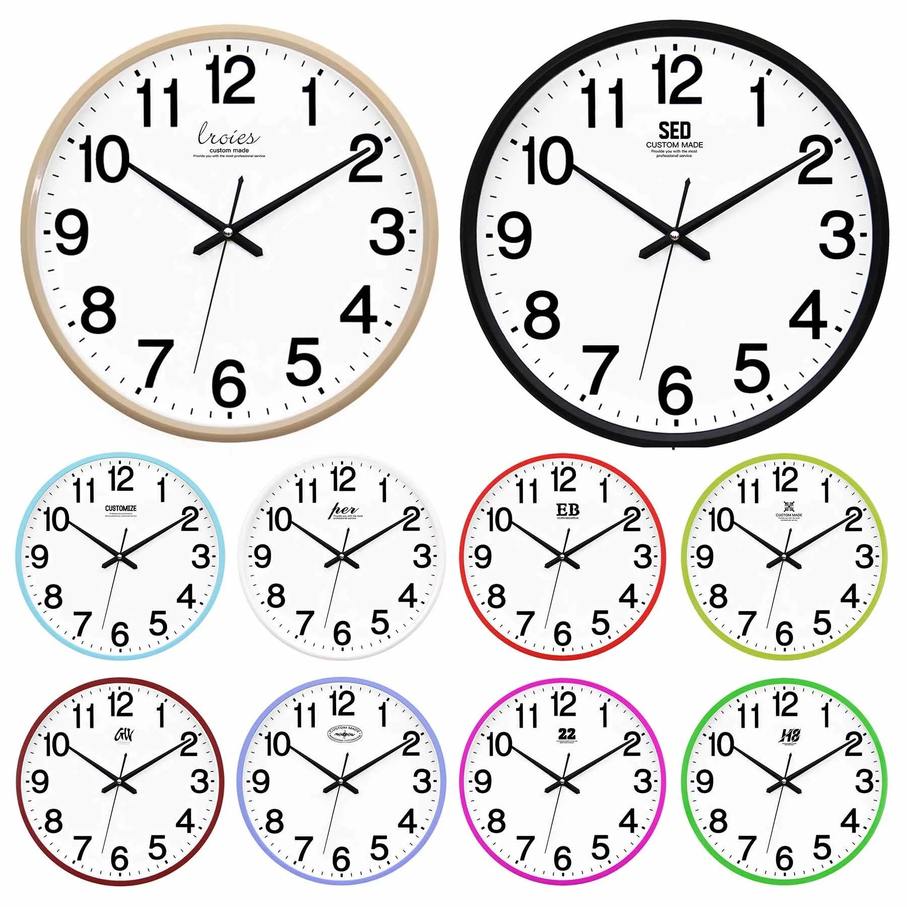8in Round Wall Clock 2