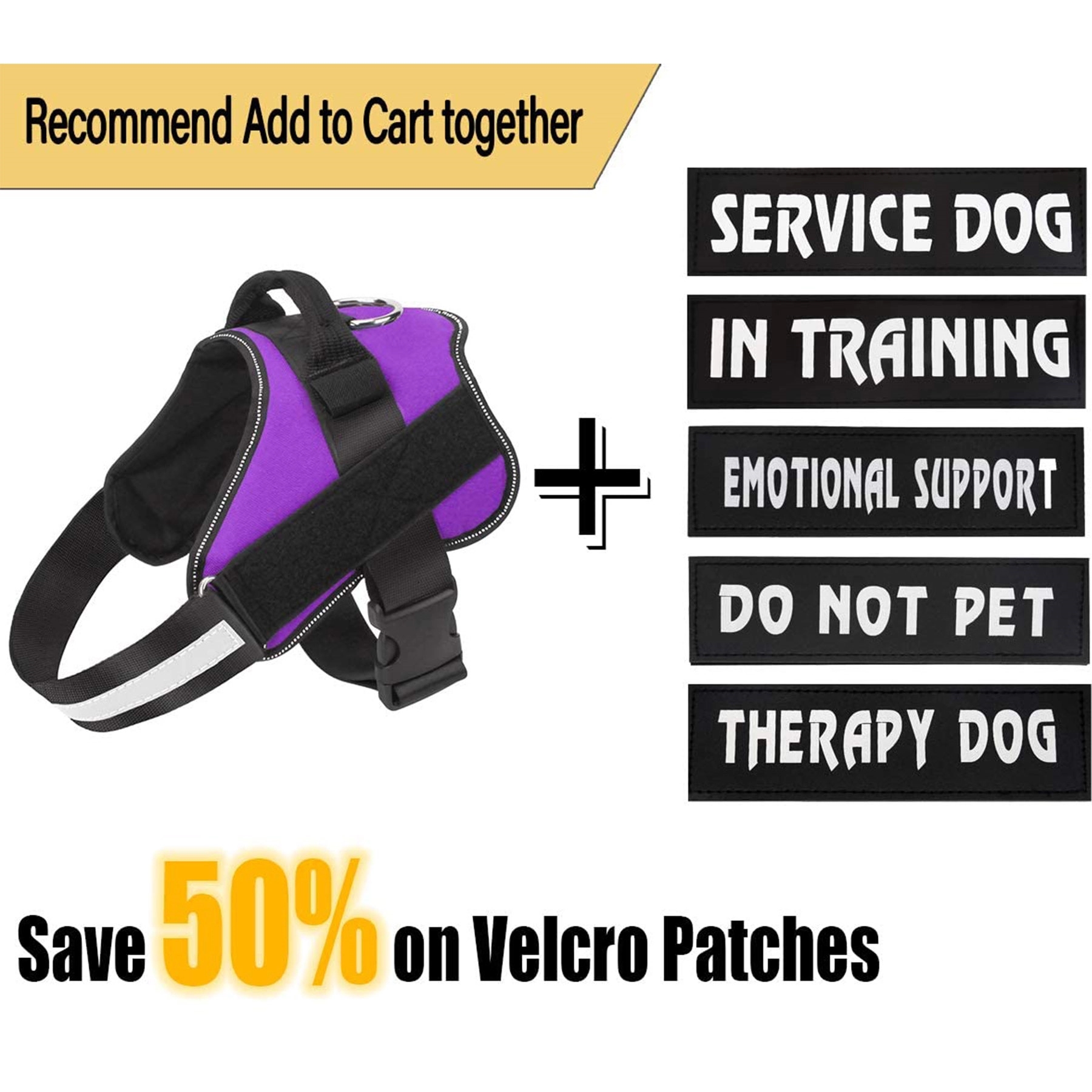 Dog Harness With Handle No-Pull Reflective Vest 5