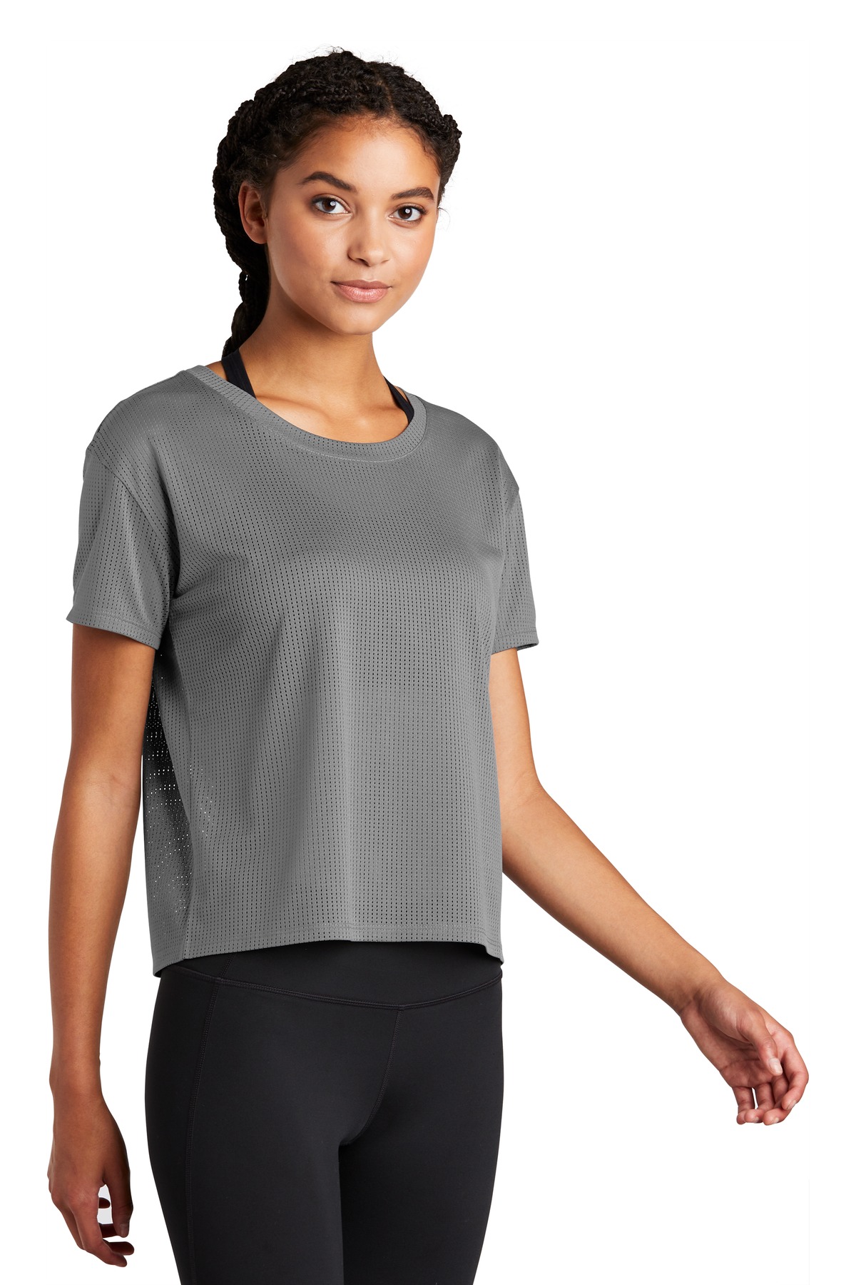 Sport-Tek Women's PosiCharge Draft Crop Tee. LST411 67